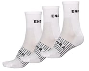 more-results: Endura CoolMax Race Sock (White) (Triple Pack) (3 Pairs) (L/XL)